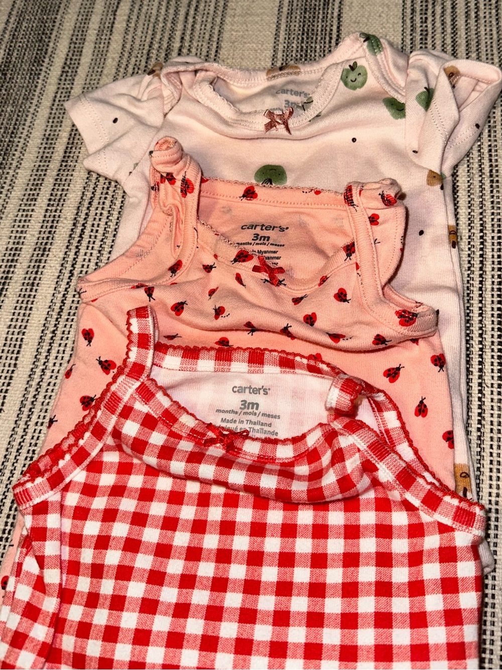 CARTER’S Baby Girl 3M Bundle Like New